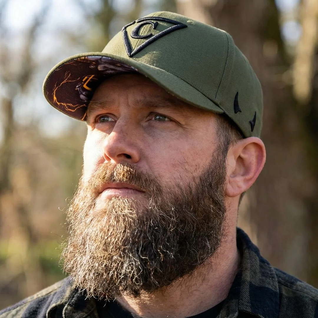 Lucifer Curved Baseball Cap - Green - Image 5