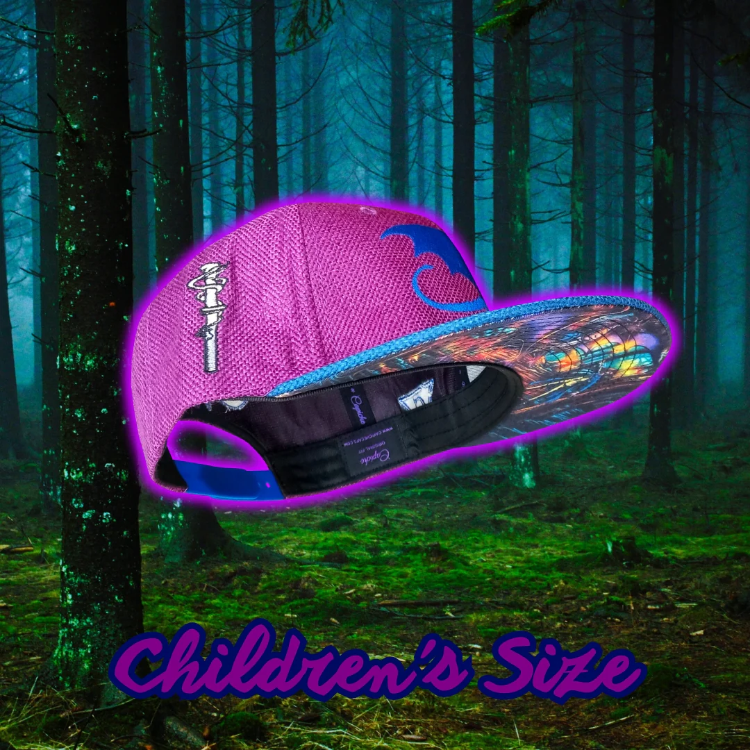 Magic Spell Snapback Child Size - Purple/Blue Thick Cotton - Image 11