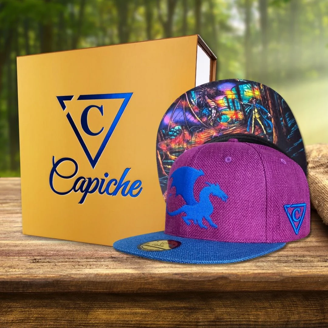 Magic Spell Snapback Child Size - Purple/Blue Thick Cotton - Image 3