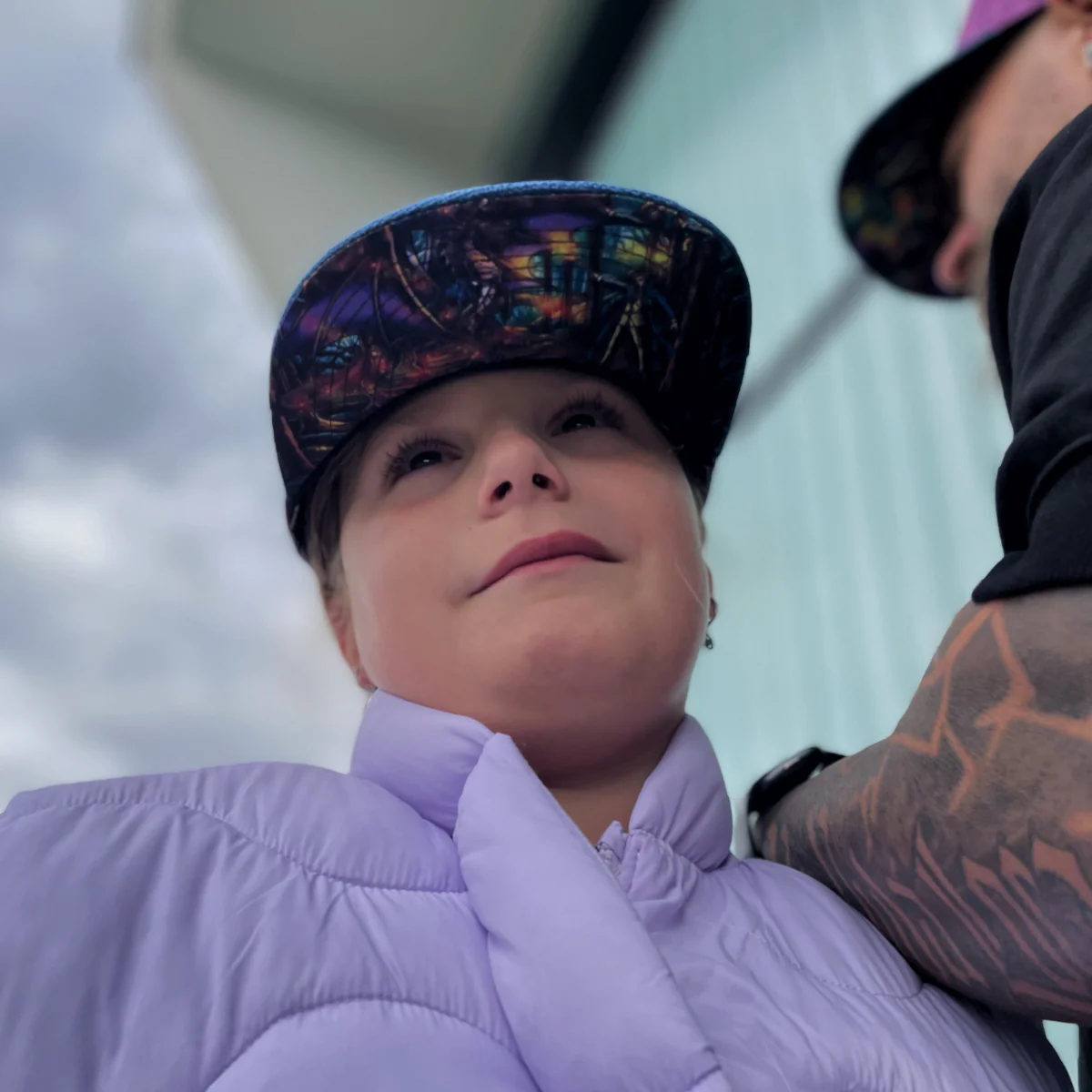 Magic Spell Snapback Child Size - Purple/Blue Thick Cotton - Image 7