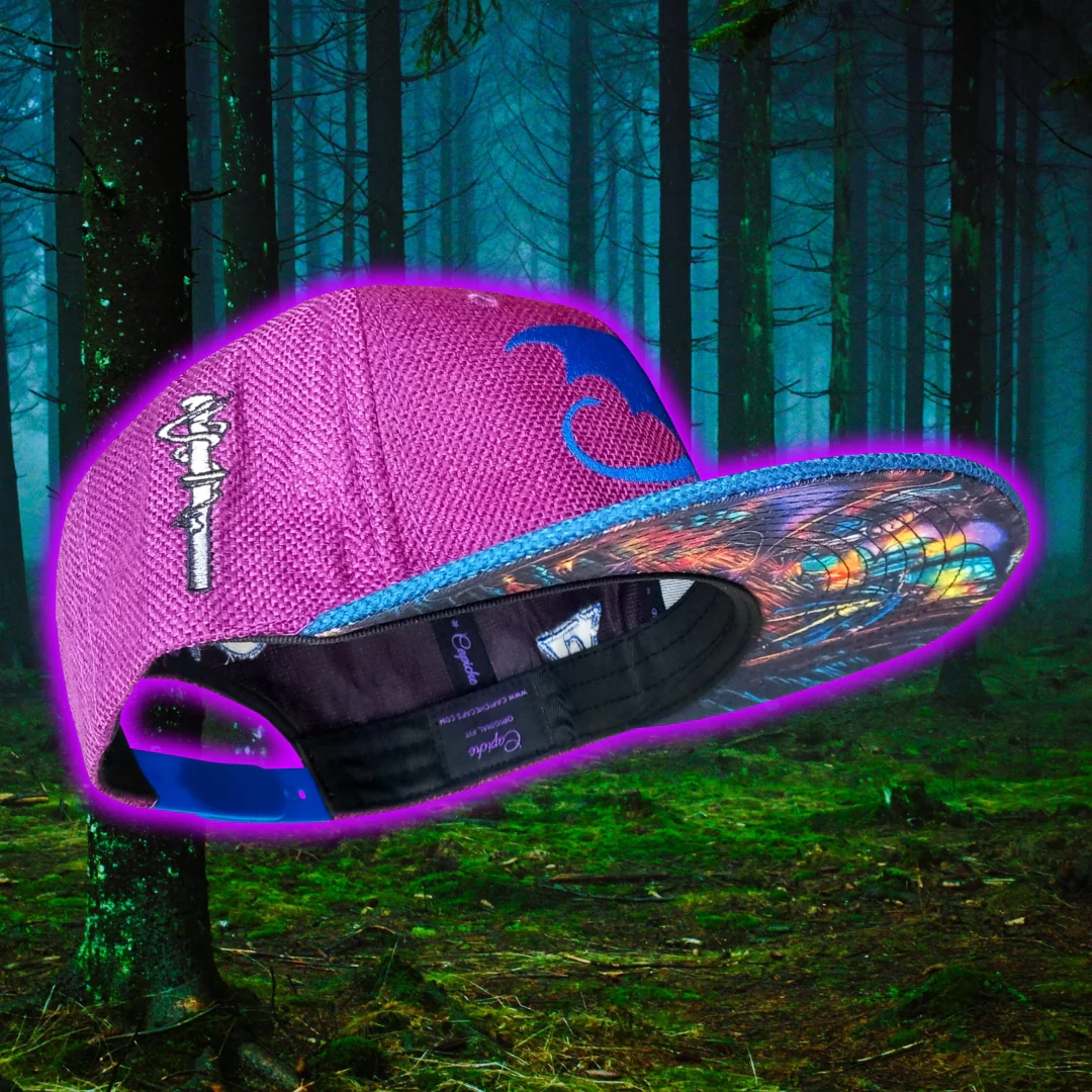 Magic Spell Snapback - Purple/Blue Thick Cotton - Image 11
