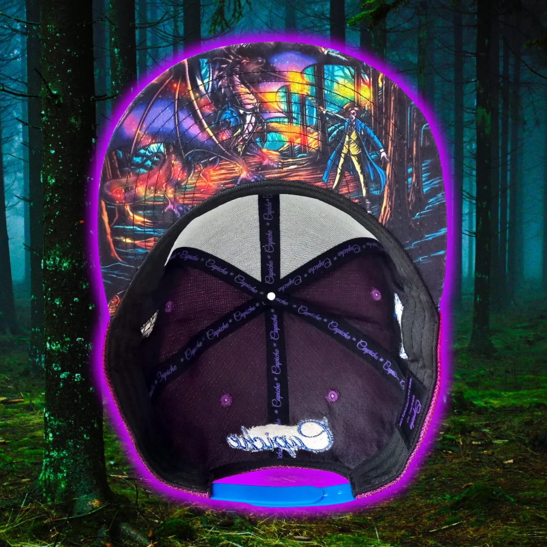 Magic Spell Snapback - Purple/Blue Thick Cotton - Image 12