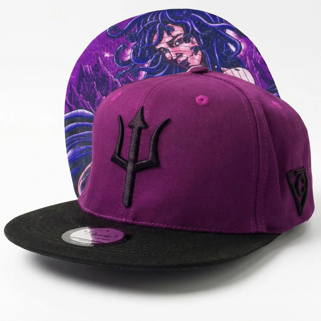 Medusa Snapback - Purple/Black - Image 3