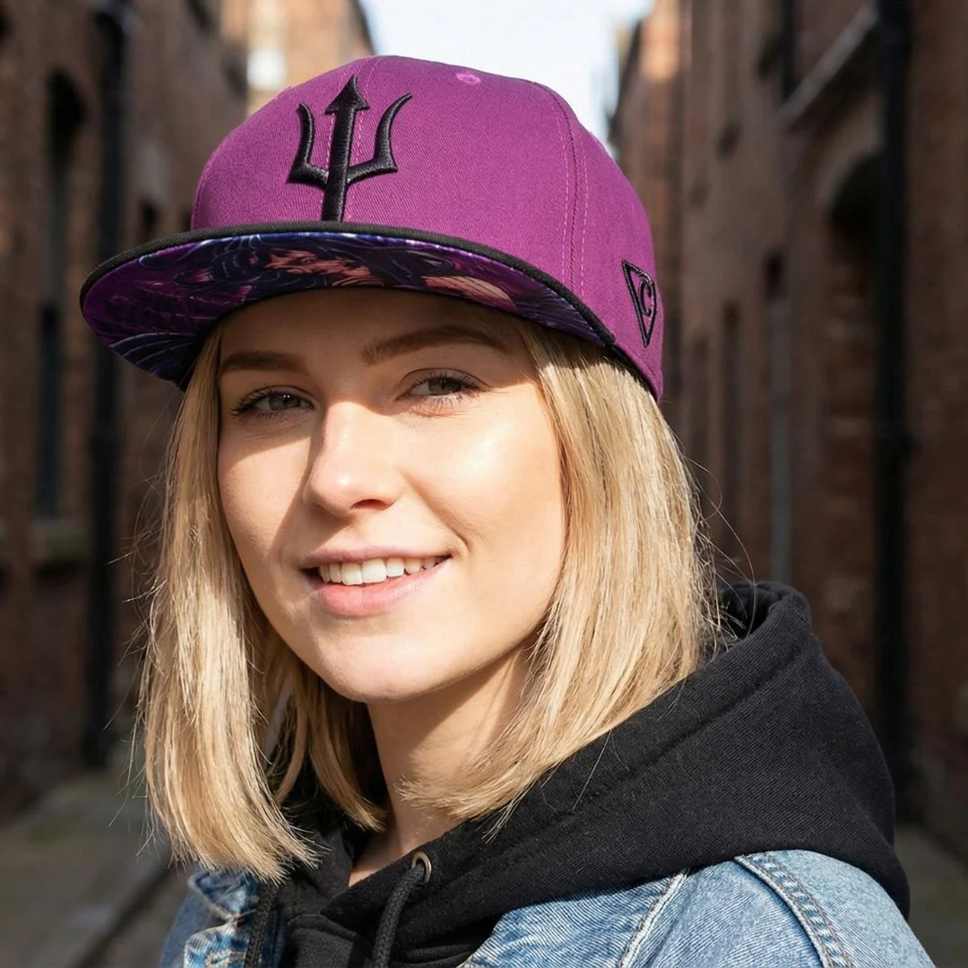 Medusa Snapback - Purple/Black - Image 6