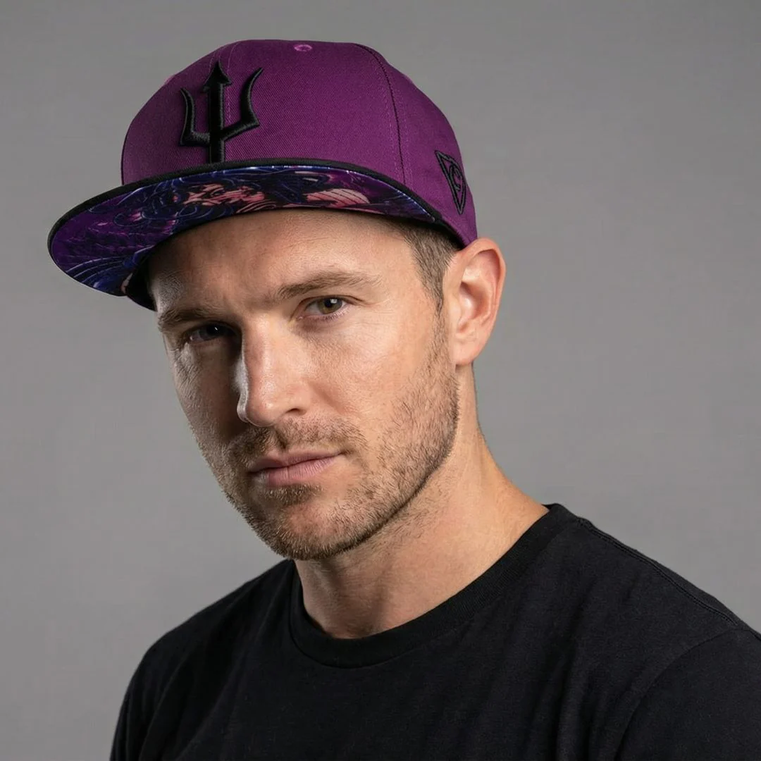 Medusa Snapback - Purple/Black - Image 7