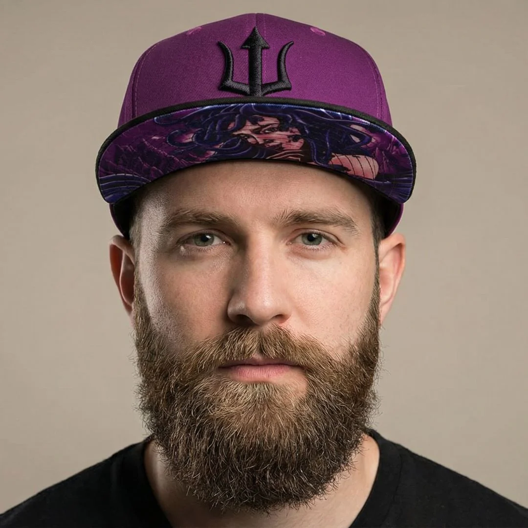 Medusa Snapback - Purple/Black - Image 9
