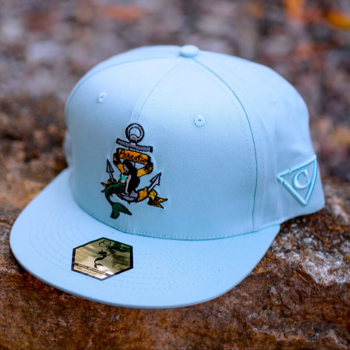 Mermaid Paradise Snapback - Pastel Blue - Image 14