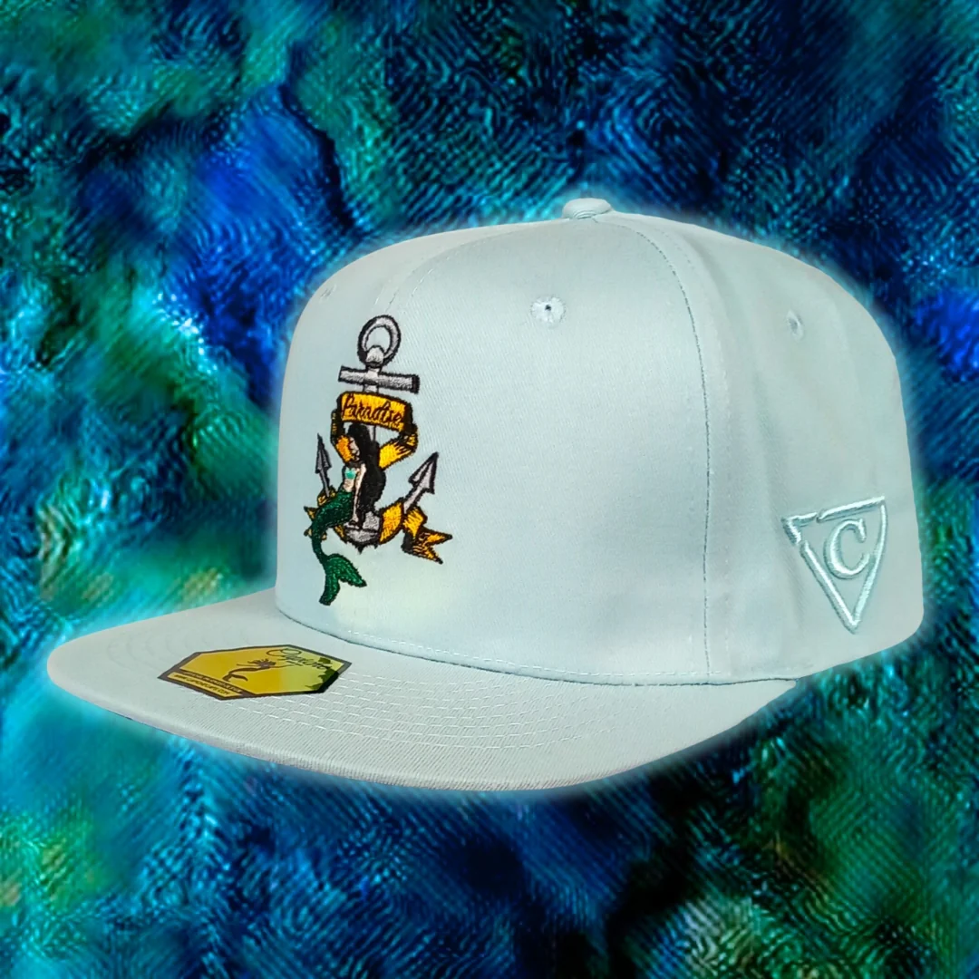 Mermaid Paradise Snapback - Pastel Blue - Image 16