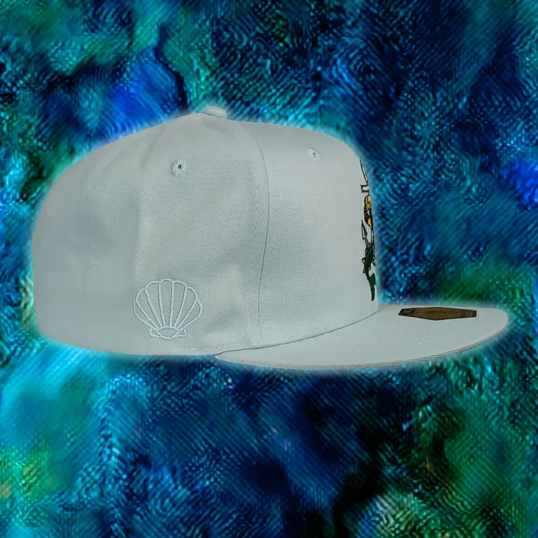 Mermaid Paradise Snapback - Pastel Blue - Image 20