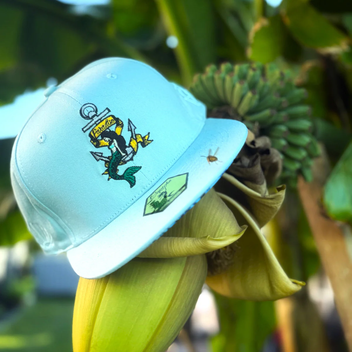Mermaid Paradise Snapback - Pastel Blue - Image 8