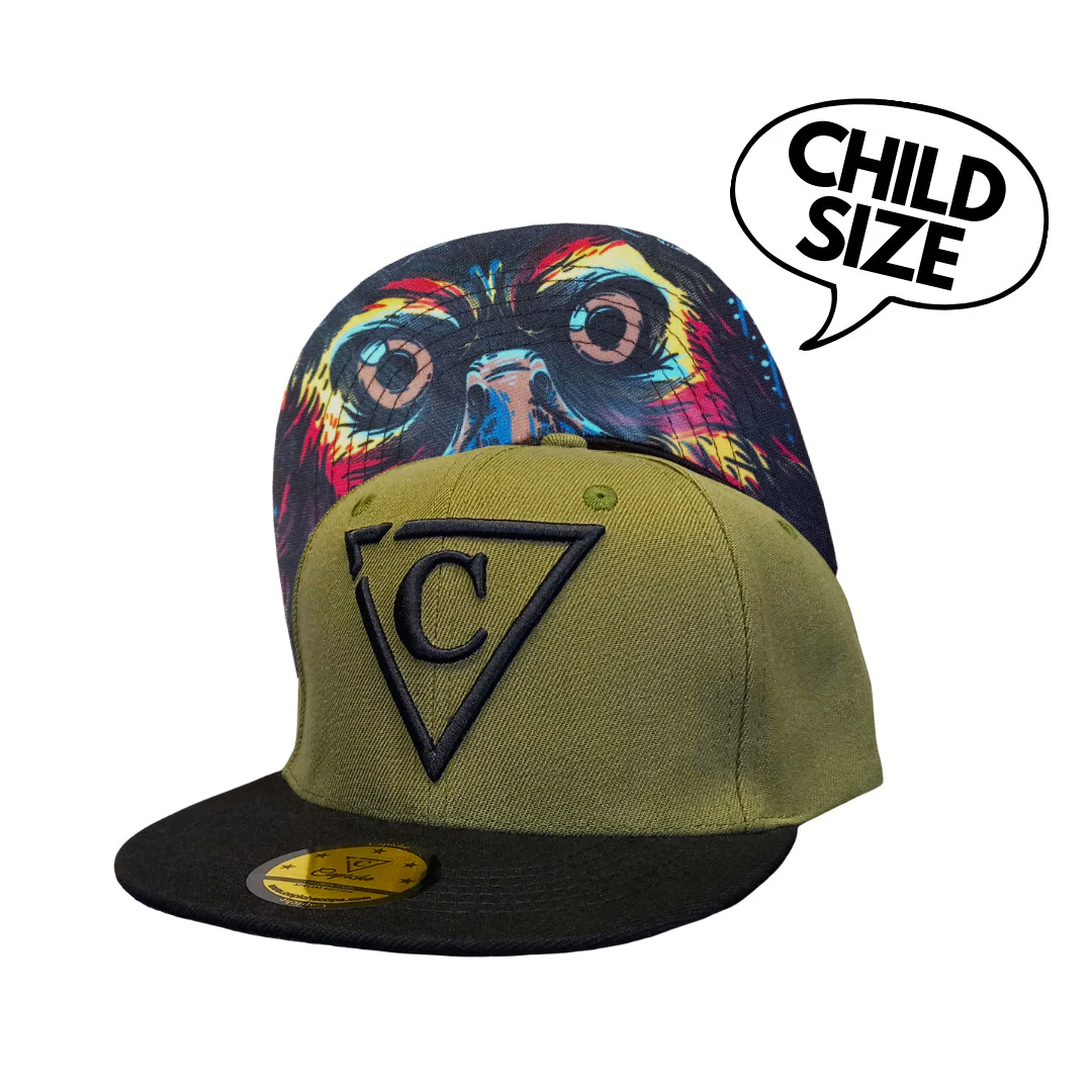 Mighty Eagle Snapback Child Size - Green/Black
