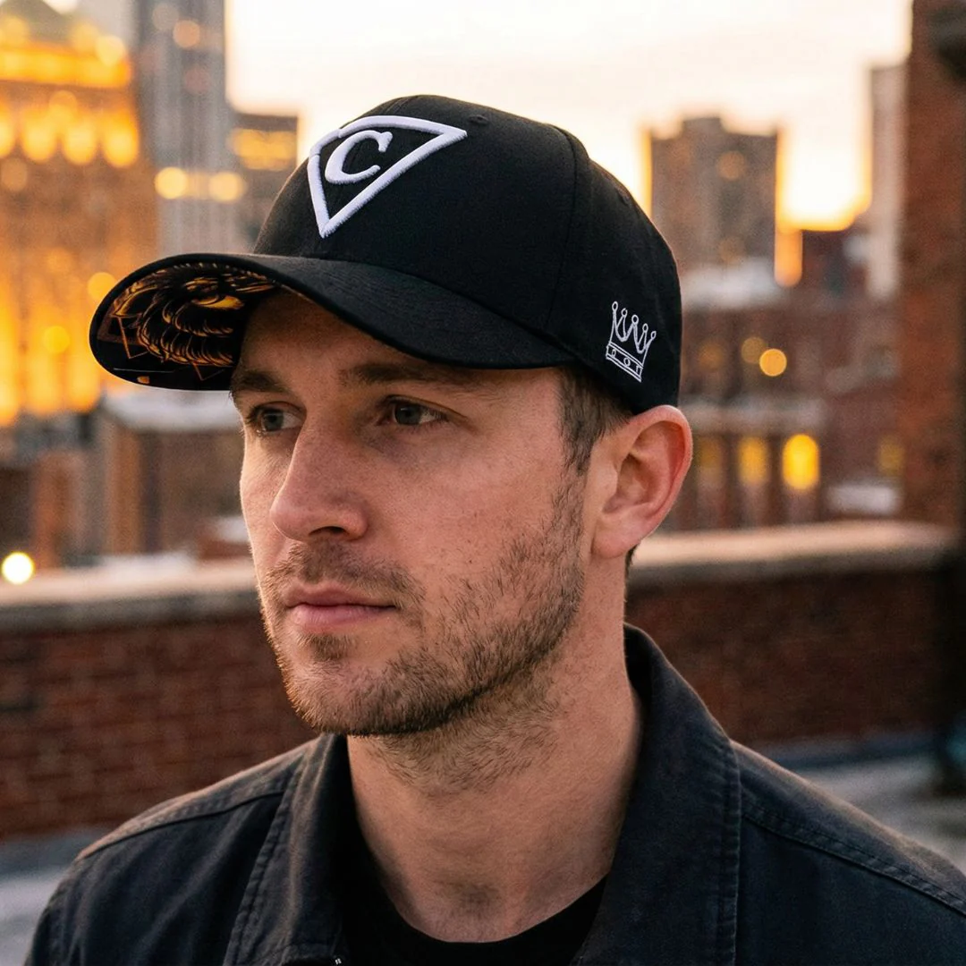 Mighty Lion Curved Baseball Cap - Black - Image 8