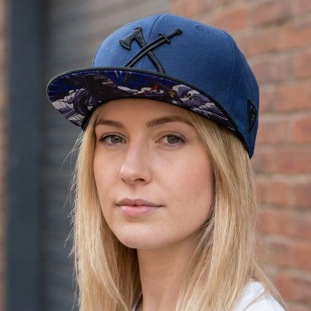 Ninja Snapback - Dark Blue/Black - Image 8
