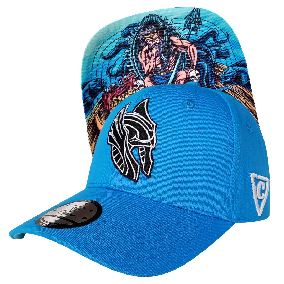 Njord Curved Baseball Cap - Blue