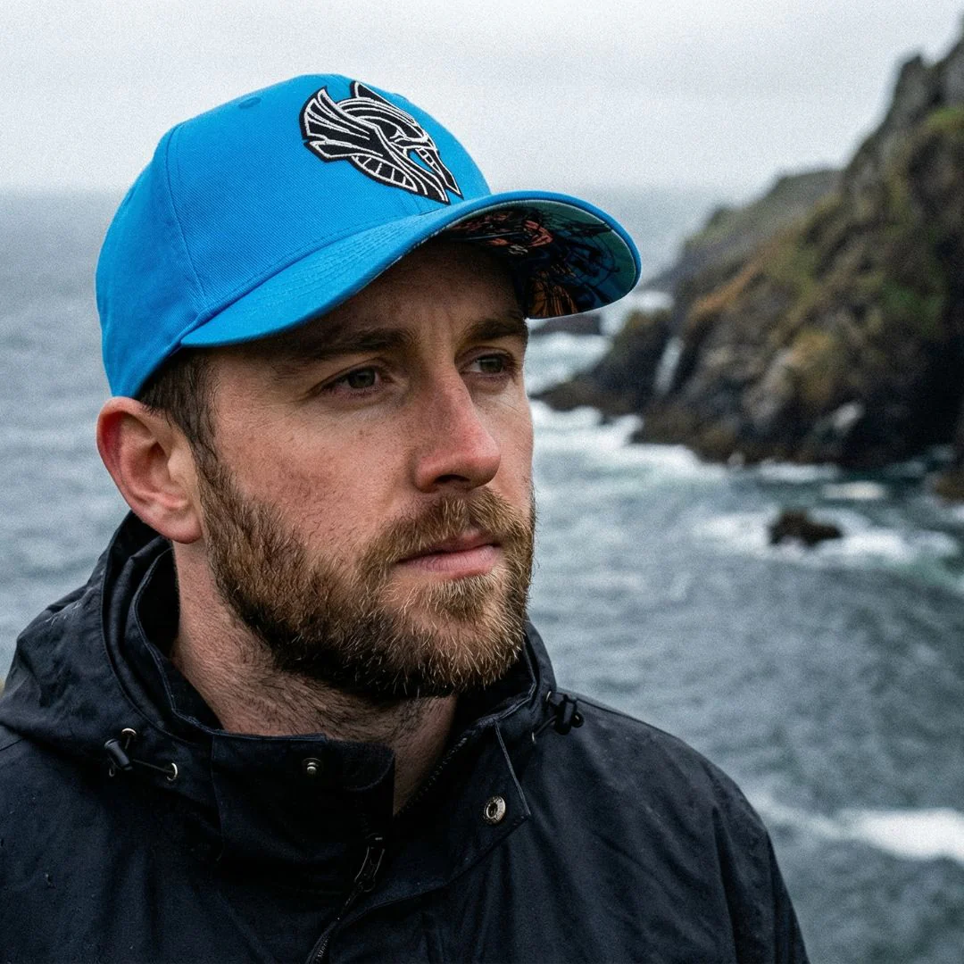 Njord Curved Baseball Cap - Blue - Image 5
