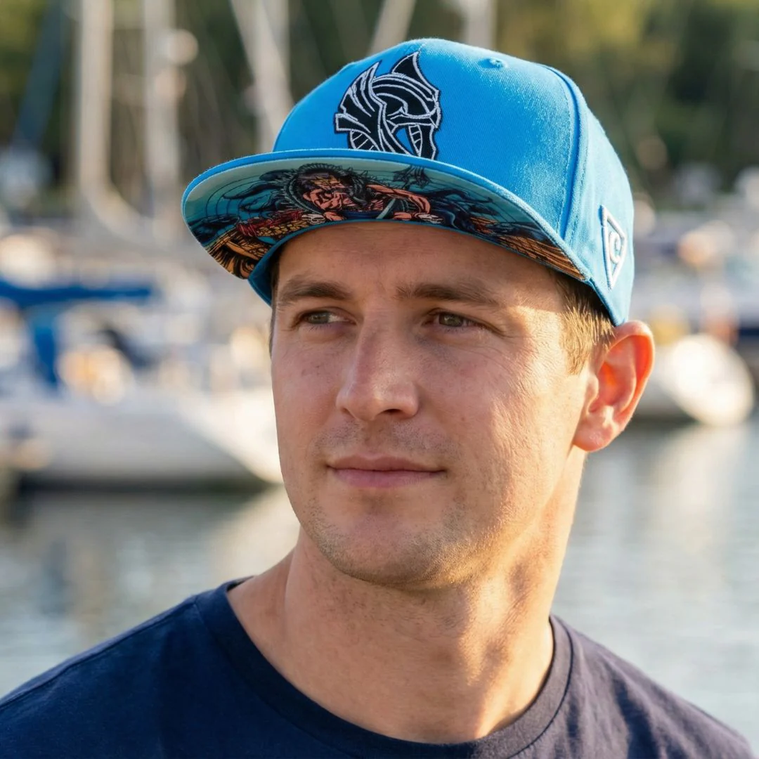 Njord Snapback - Blue - Image 4