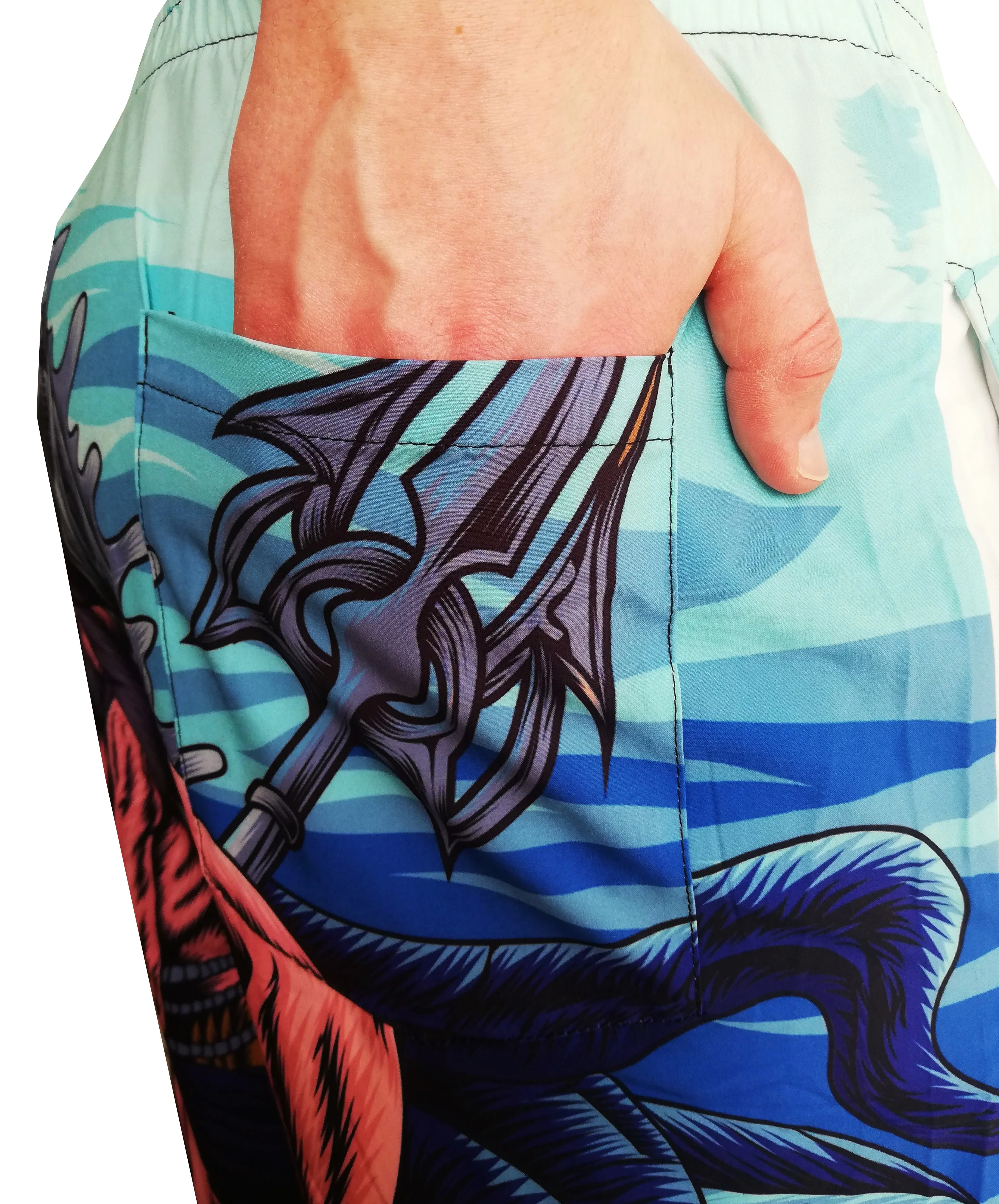 Njord Swim Short - Blue - Image 5