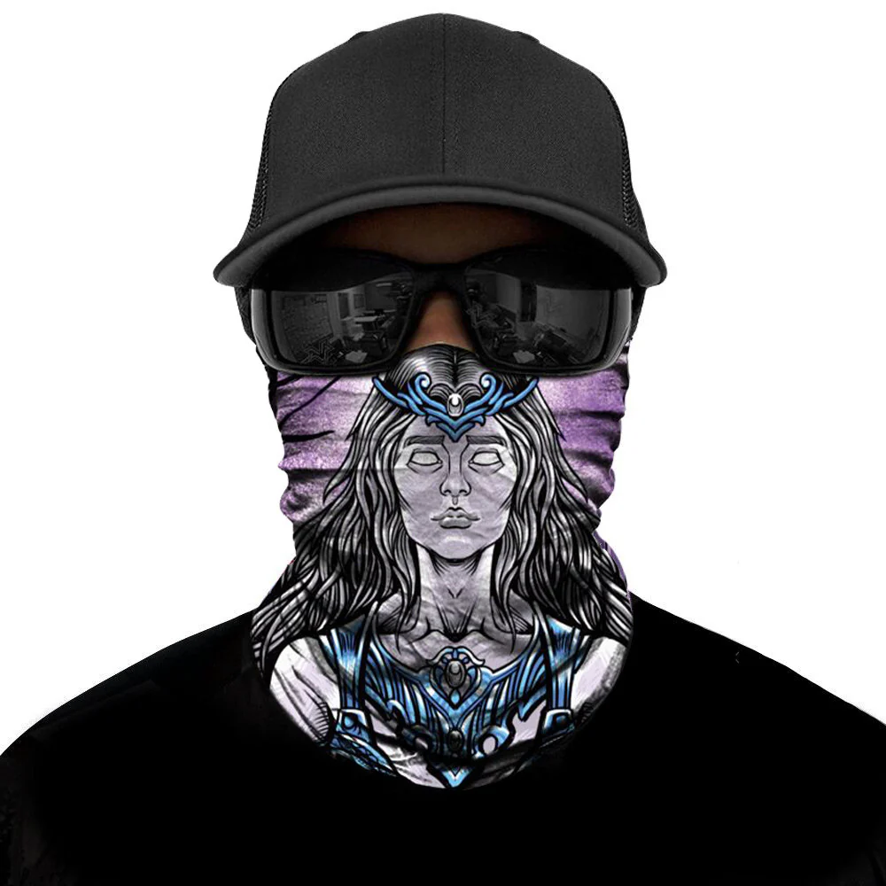 Nyx Biker Mask - Blue/Purple - Image 3