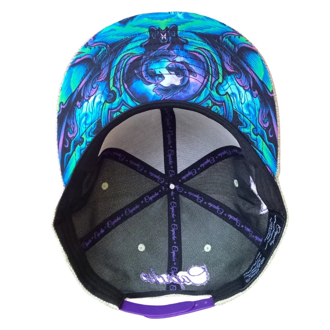 Pisces Snapback - Pale Green Thick Cotton - Image 16