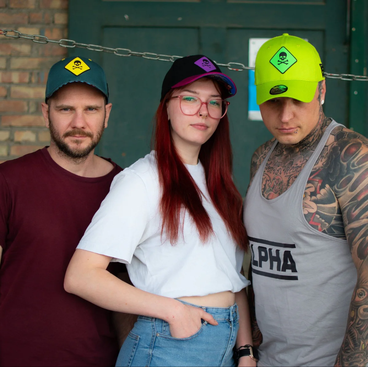 Purple Volcano Curved Cap - Black Fleece/Pink - Image 8
