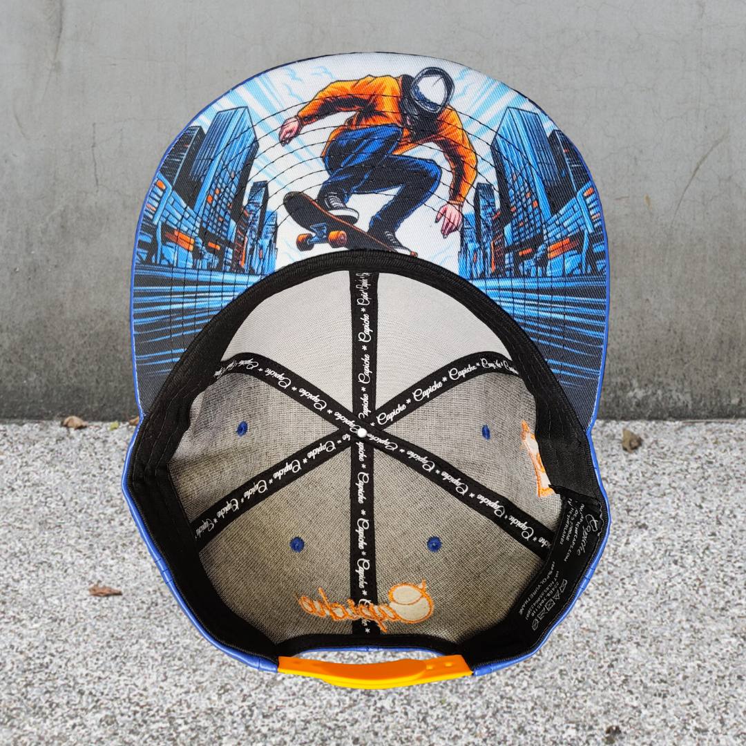 Ride With Us Snapback - Blue Artificial Leather - Image 10