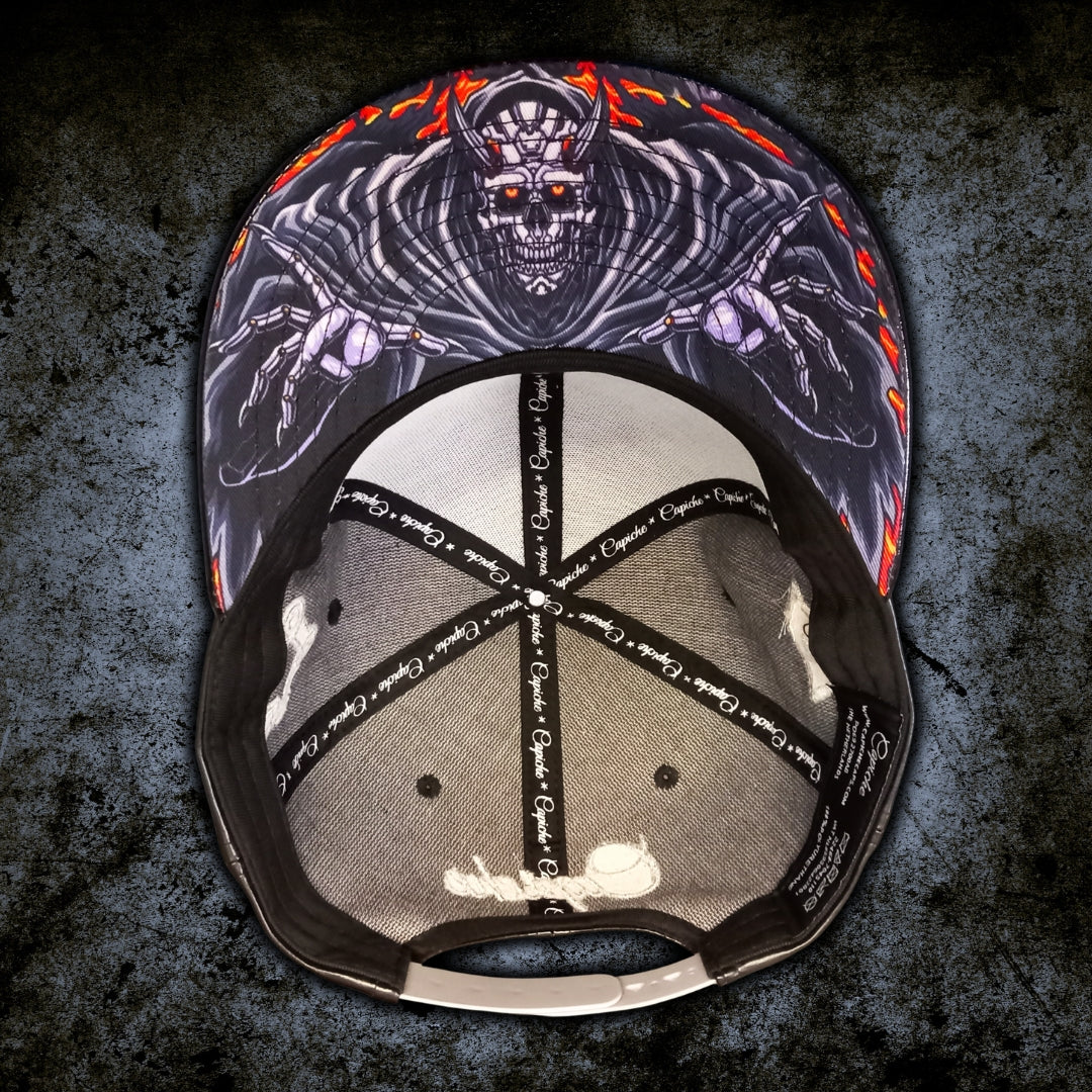 Robot Reaper Snapback - Black Artificial Leather - Image 13