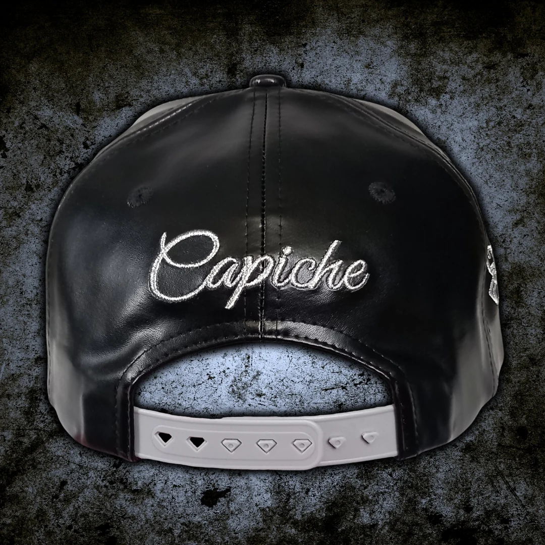 Robot Reaper Snapback - Black Artificial Leather - Image 14
