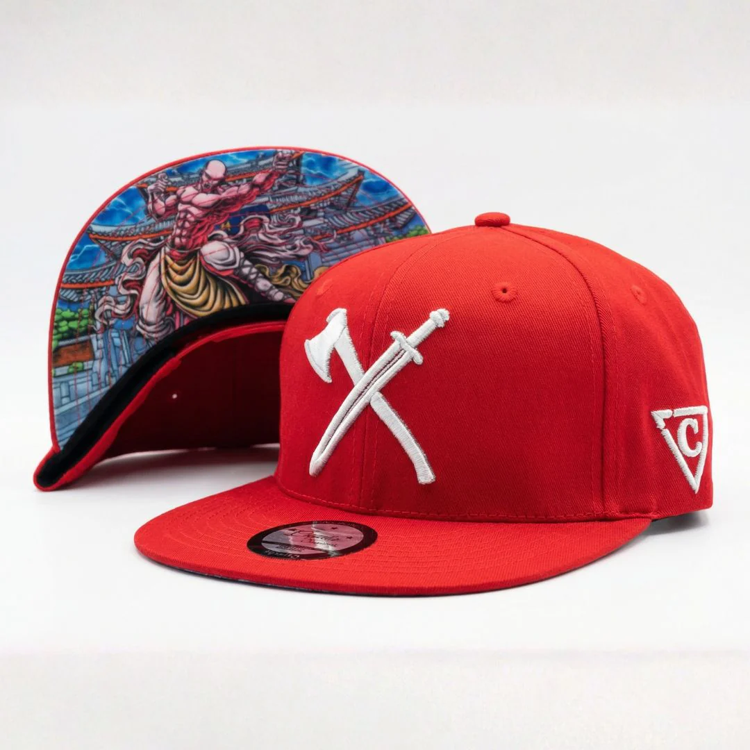Shaolin Snapback - Red - Image 4