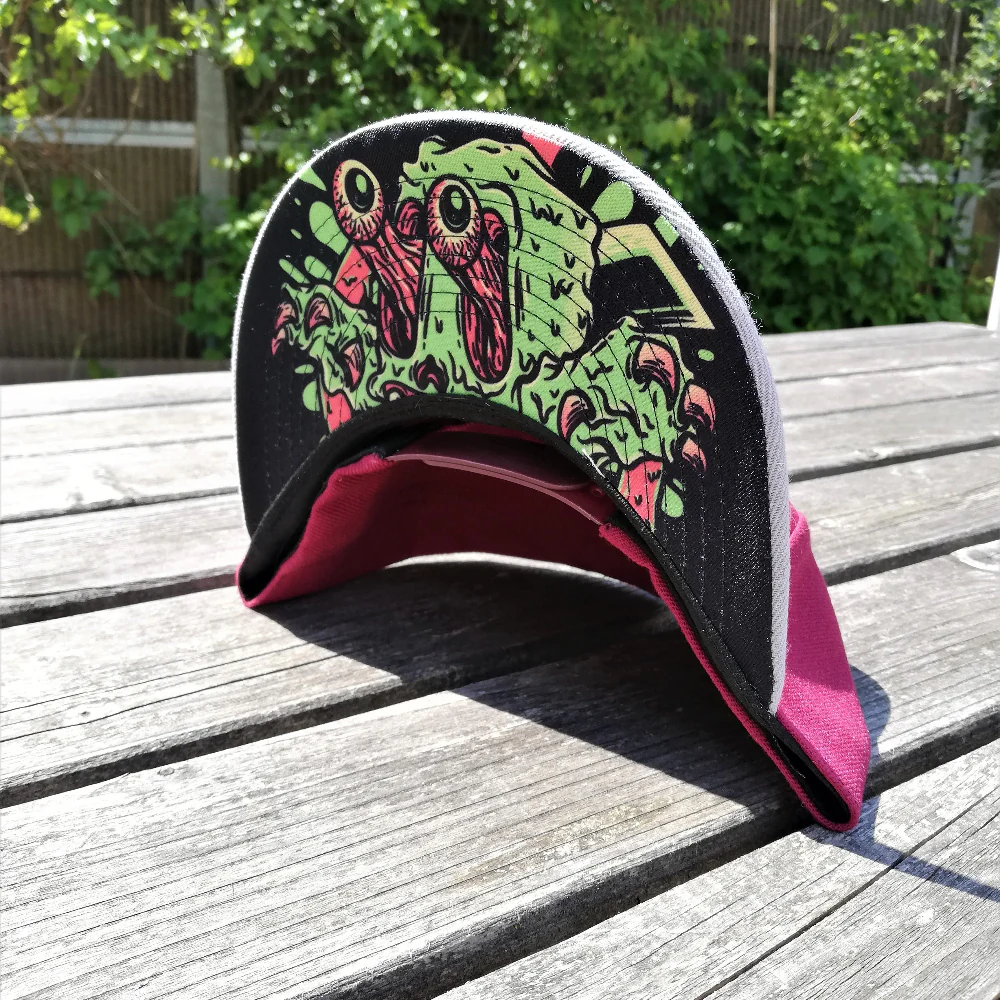 Slimeyes Snapback - Red/Grey - Image 12