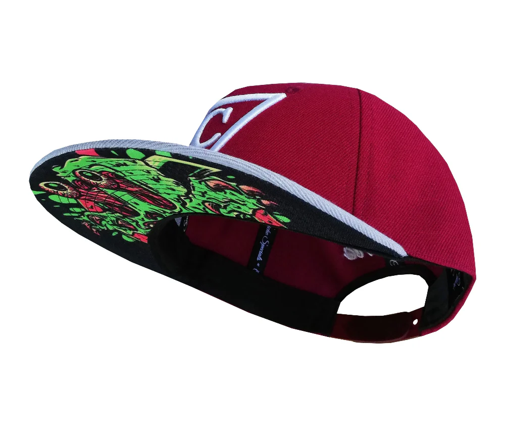 Slimeyes Snapback - Red/Grey - Image 13