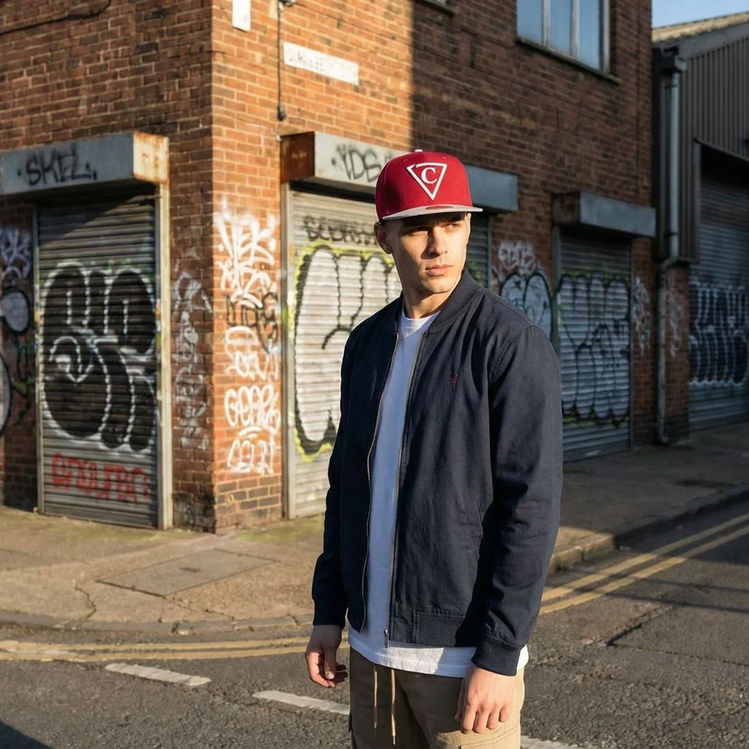 Slimeyes Snapback - Red/Grey - Image 4