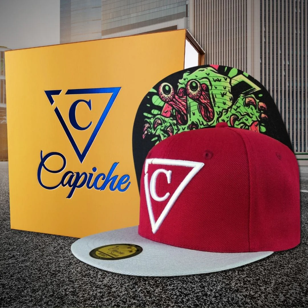 Slimeyes Snapback - Red/Grey - Image 5