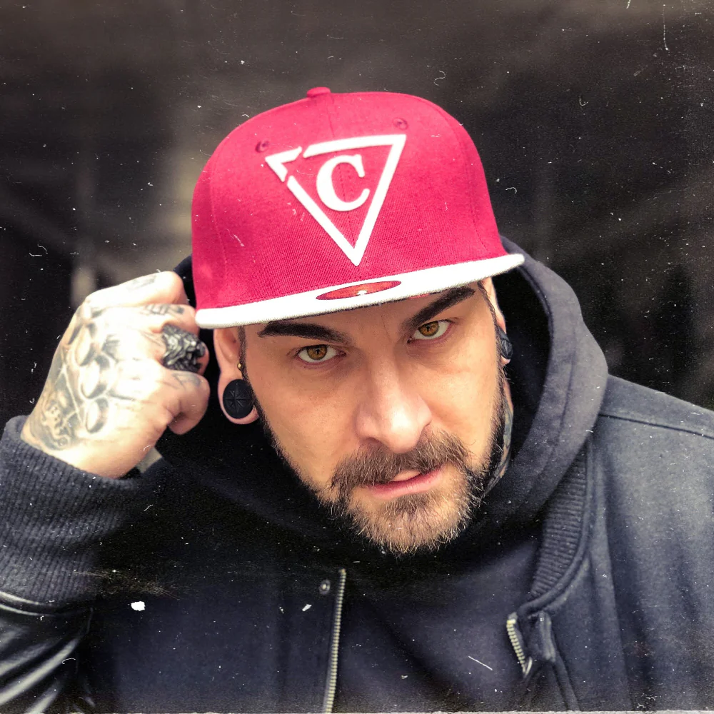 Slimeyes Snapback - Red/Grey - Image 8