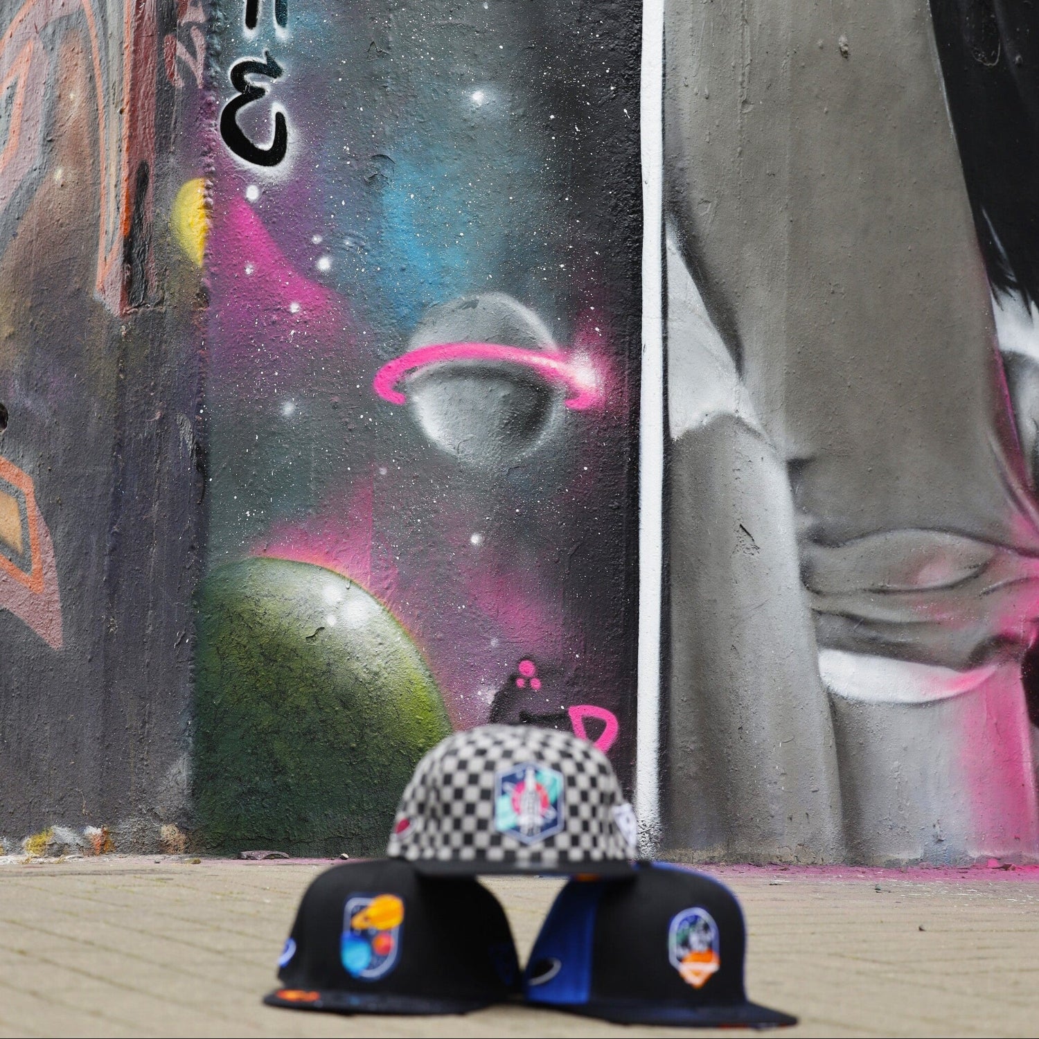 Space Surfing Snapback - Black/Blue - Image 5