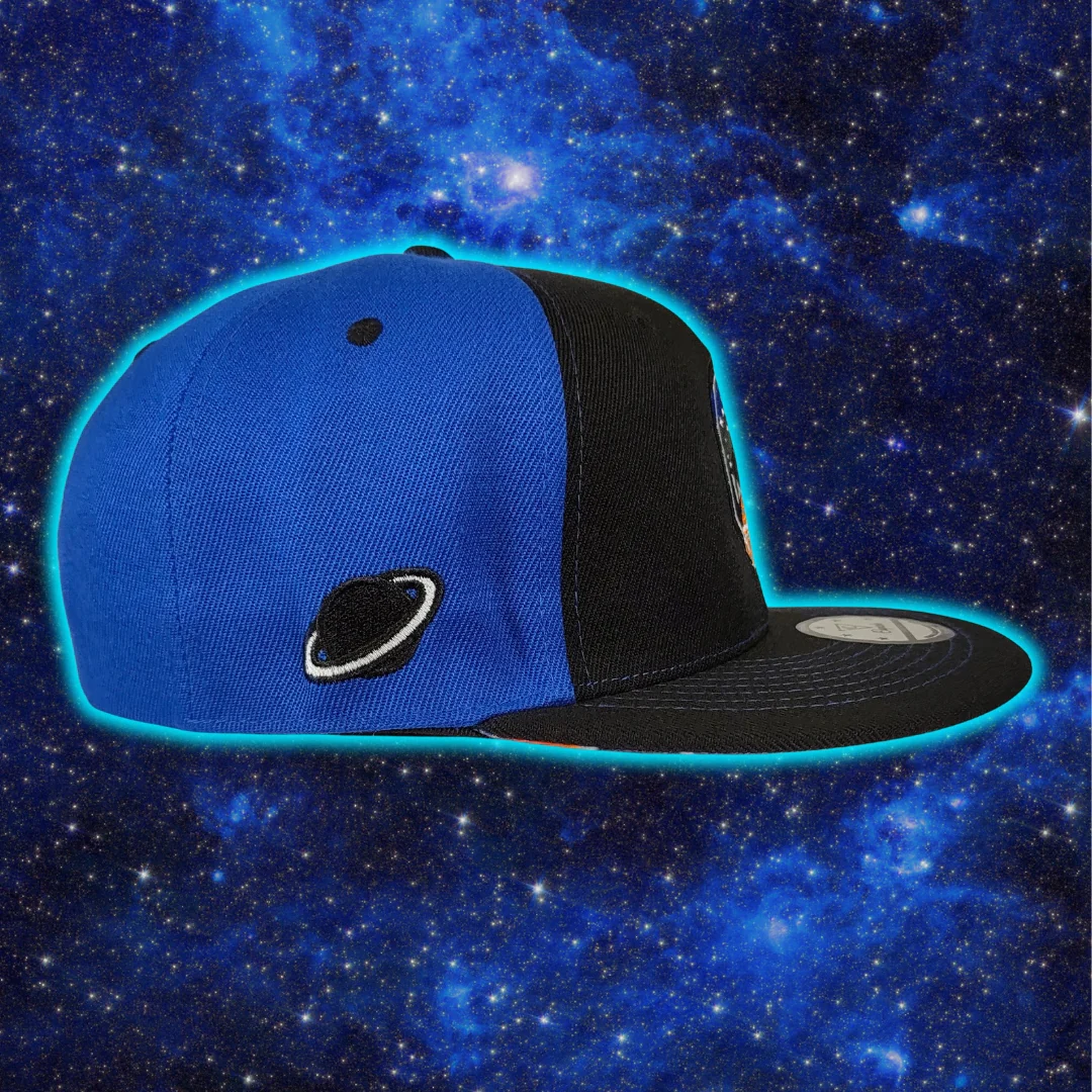 Space Surfing Snapback - Black/Blue - Image 9