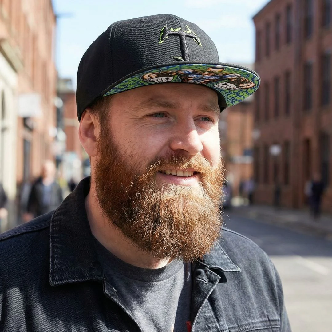 Tattooed Snapback - Black - Image 3