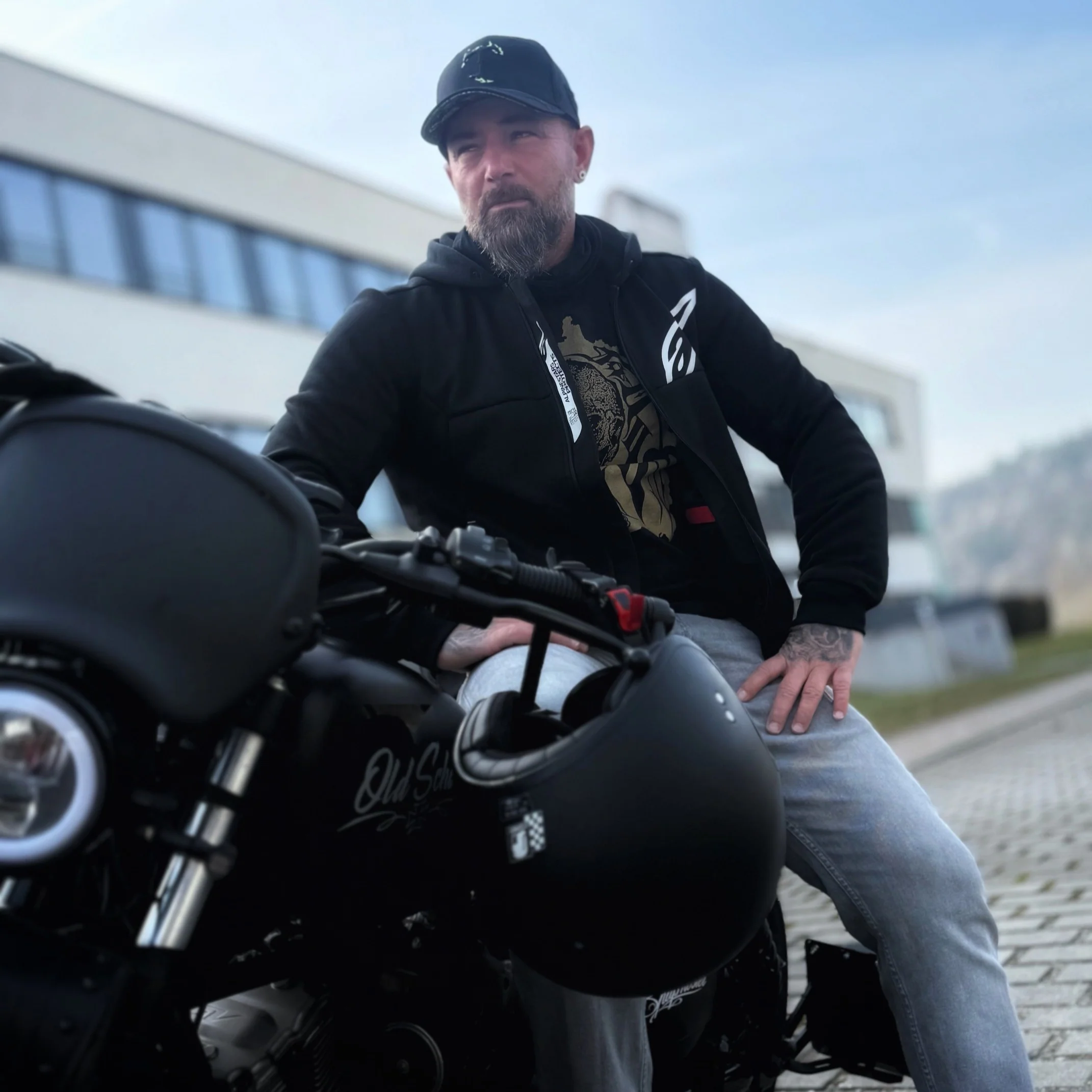 Tattooed Trucker Cap - Black - Image 3