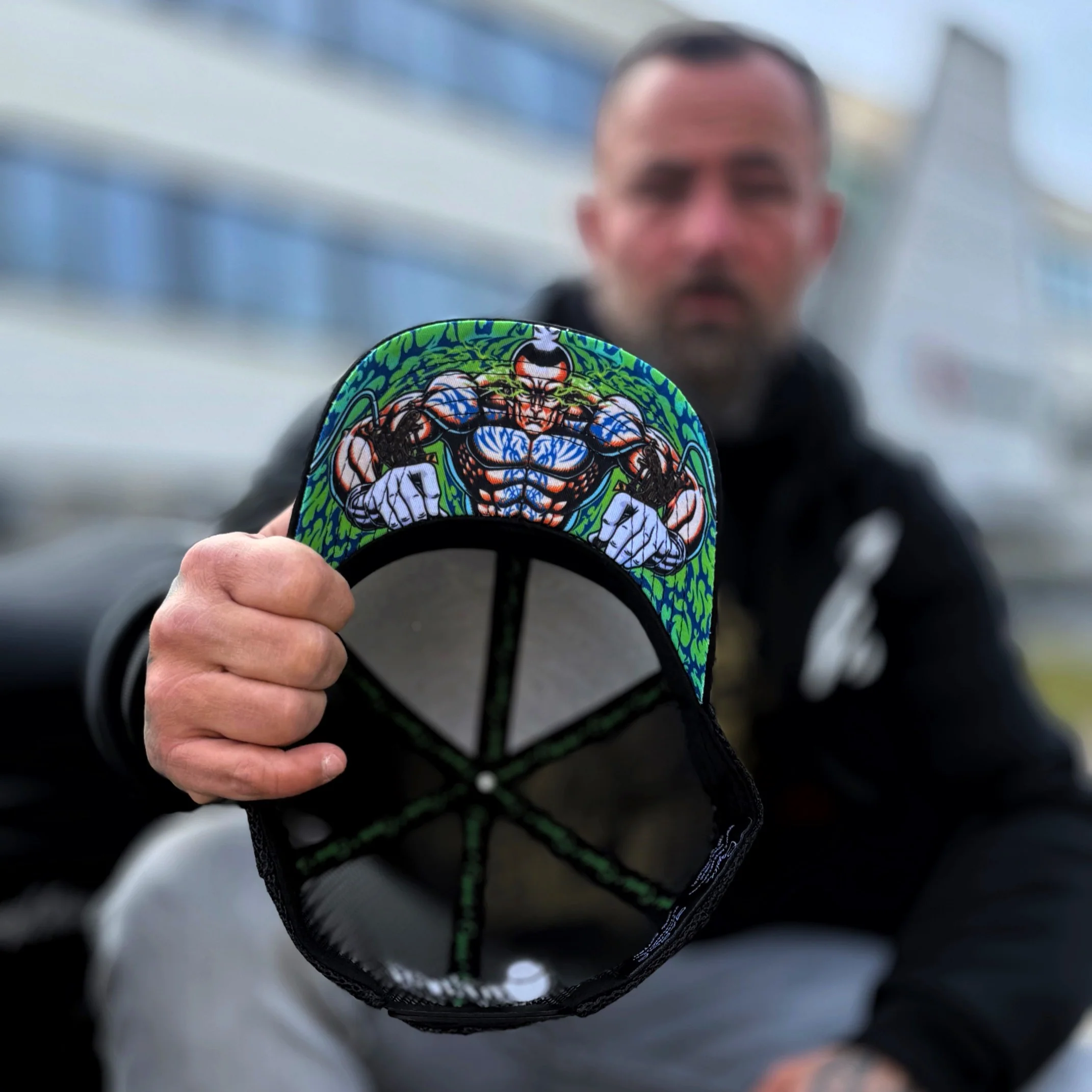 Tattooed Trucker Cap - Black - Image 4