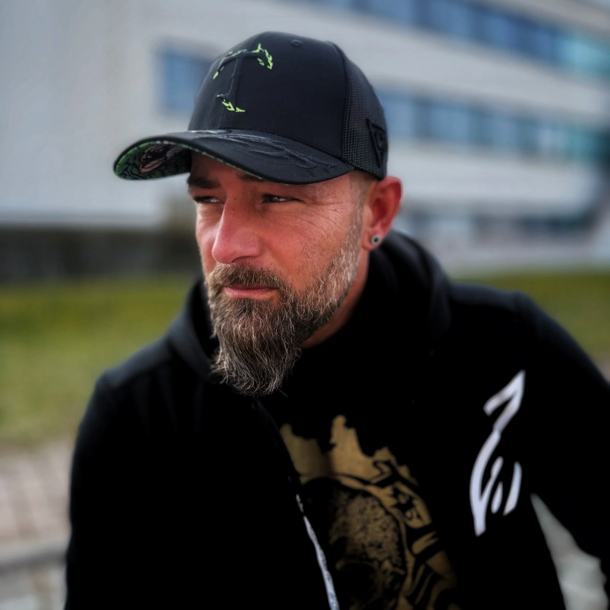 Tattooed Trucker Cap - Black - Image 7
