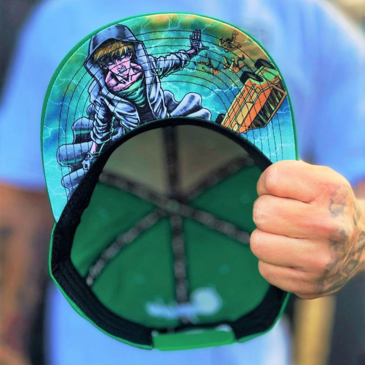 Telekinesis Snapback - Green - Image 4
