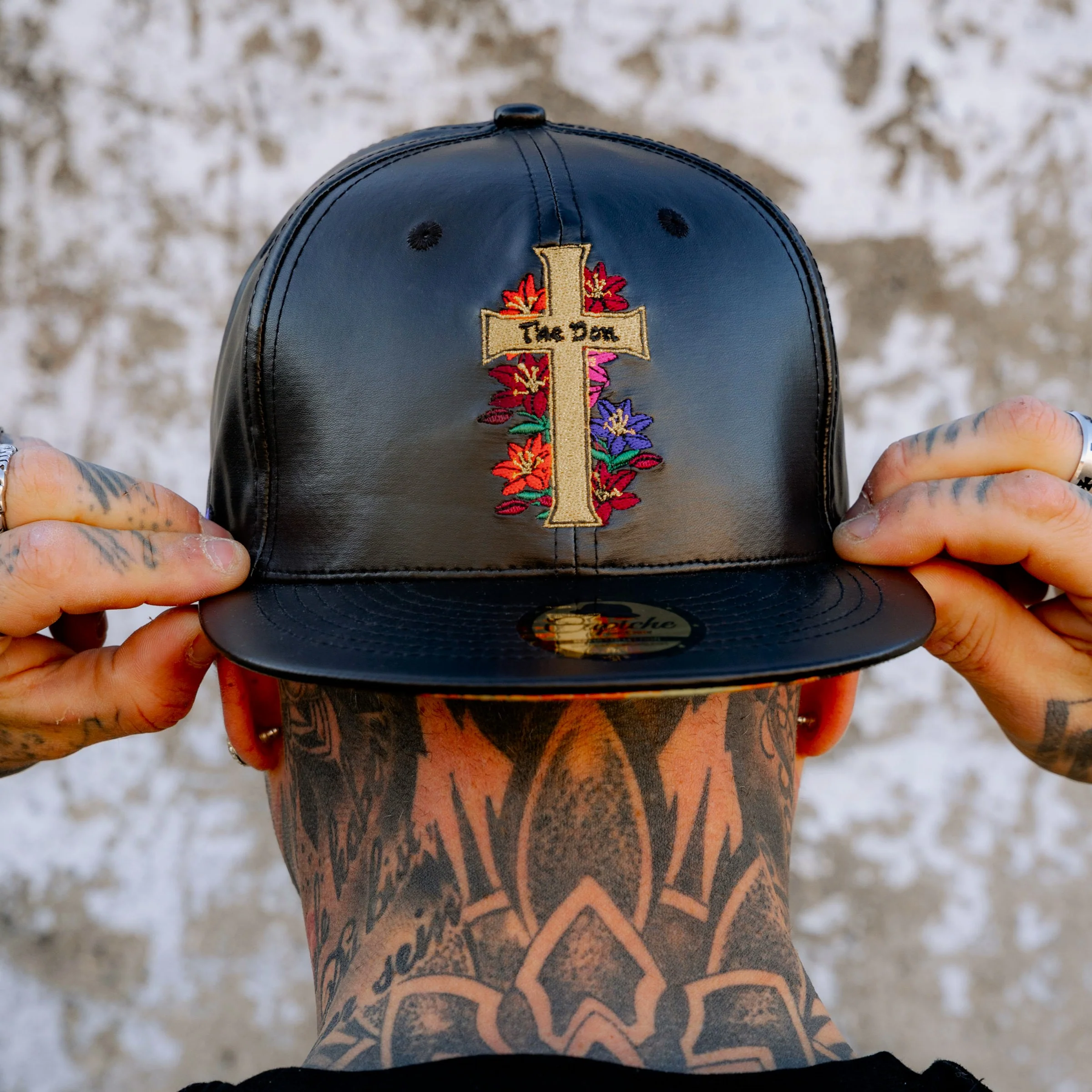 The Don is Gone Snapback No. 4 - Black Artificial Leather - Image 3