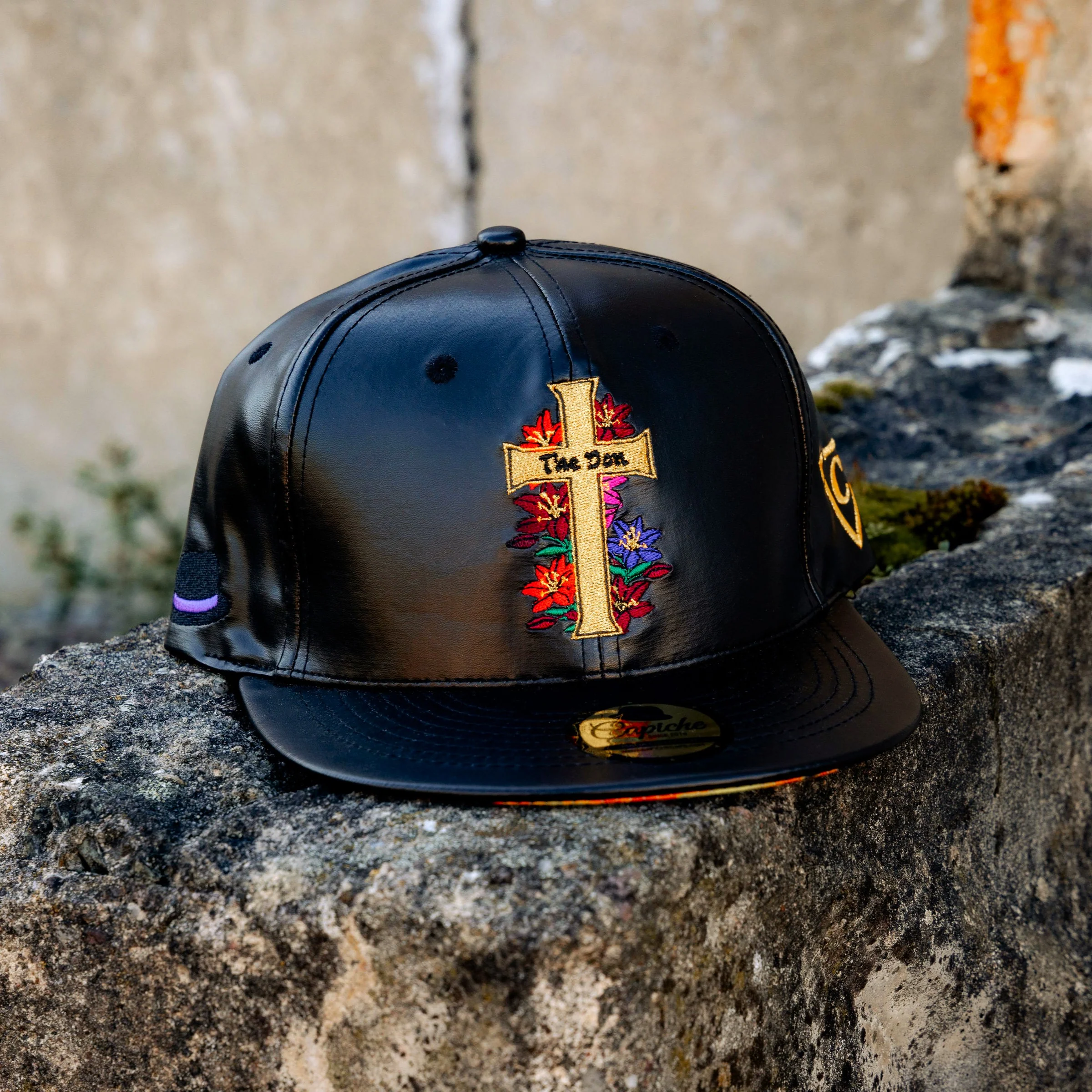 The Don is Gone Snapback No. 4 - Black Artificial Leather - Image 7