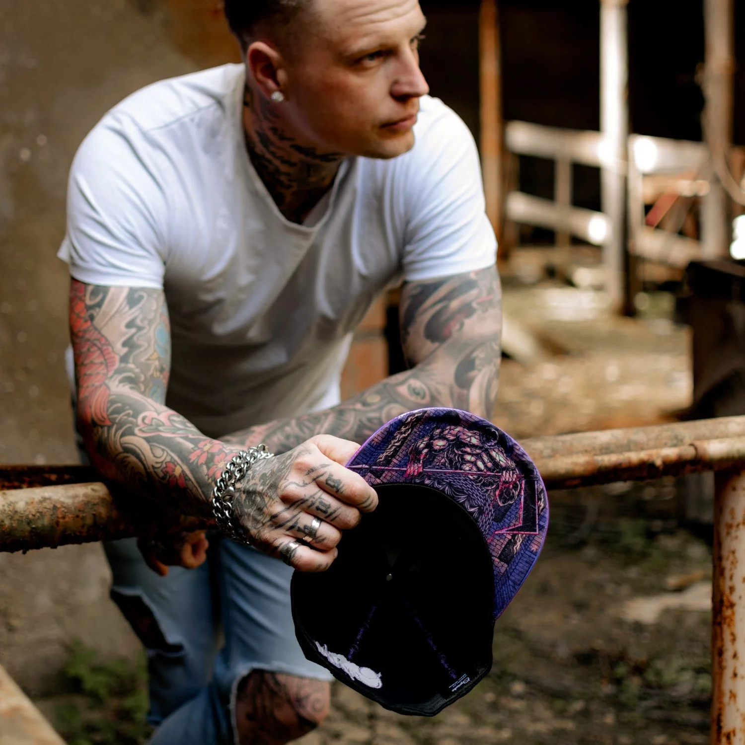 The Executioner Snapback - Black/Purple Holographic - Image 9