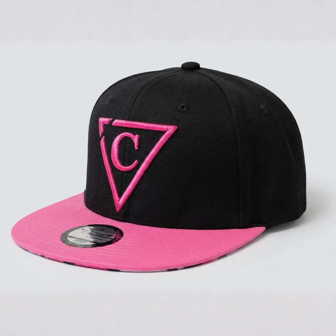 The Grid Snapback - Black/Pink - Image 5