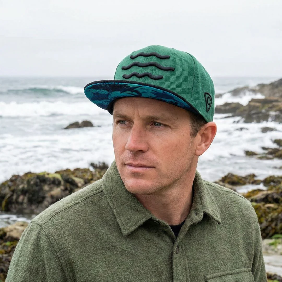 The Shark Snapback - Green/Black - Image 5