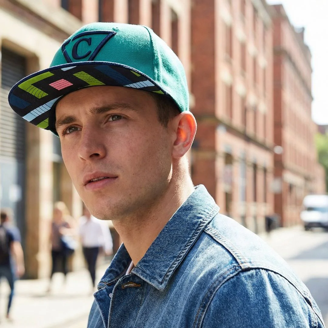 The Square Snapback - Green/Black - Image 3