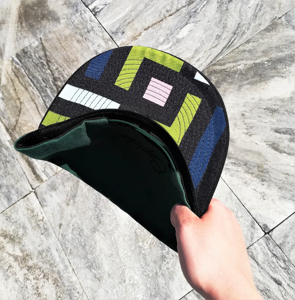 The Square Snapback - Green/Black - Image 5