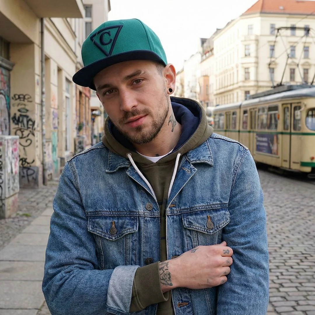 The Square Snapback - Green/Black - Image 7