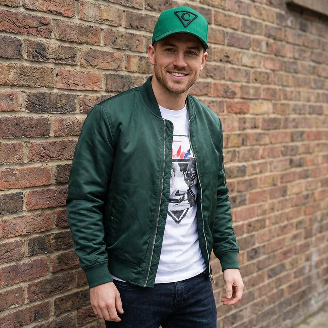 The Tiger Curved Baseball Cap - Green - Image 9