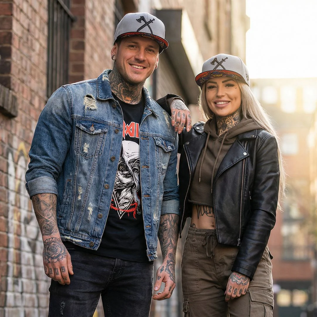 The Viking Snapback - Grey/Black - Image 3